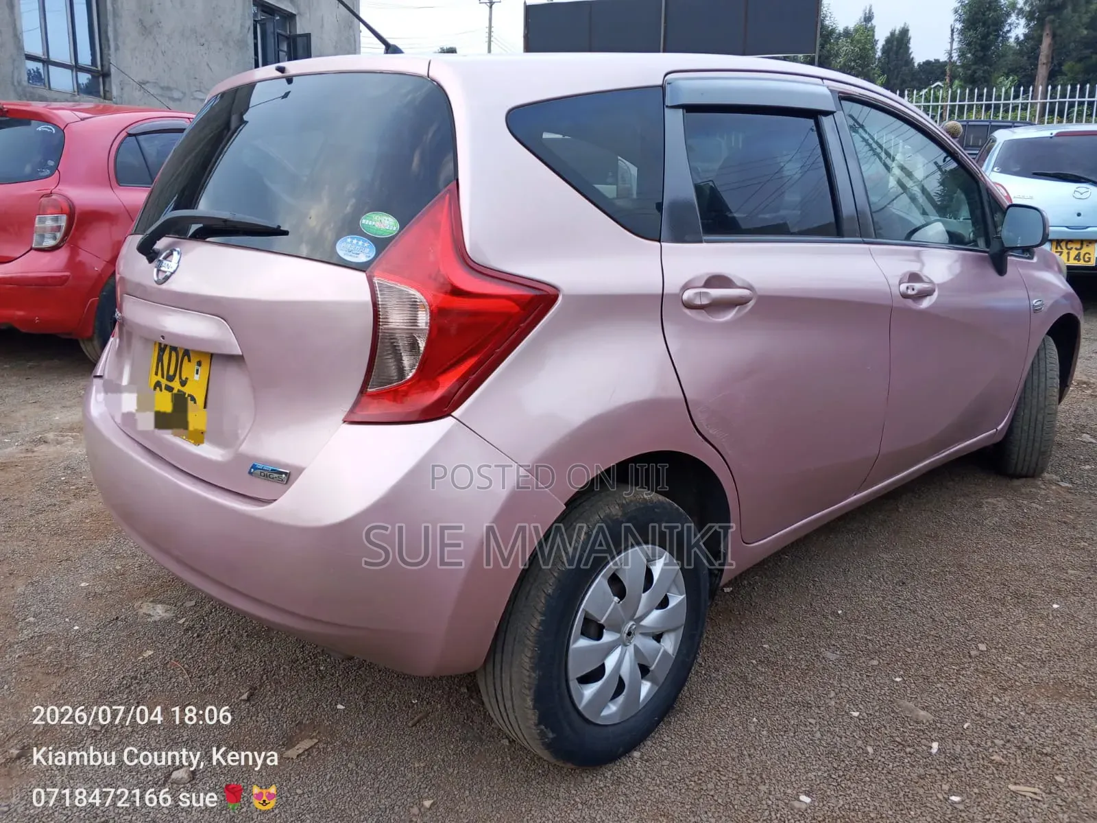 Nissan Note 2014 Pink