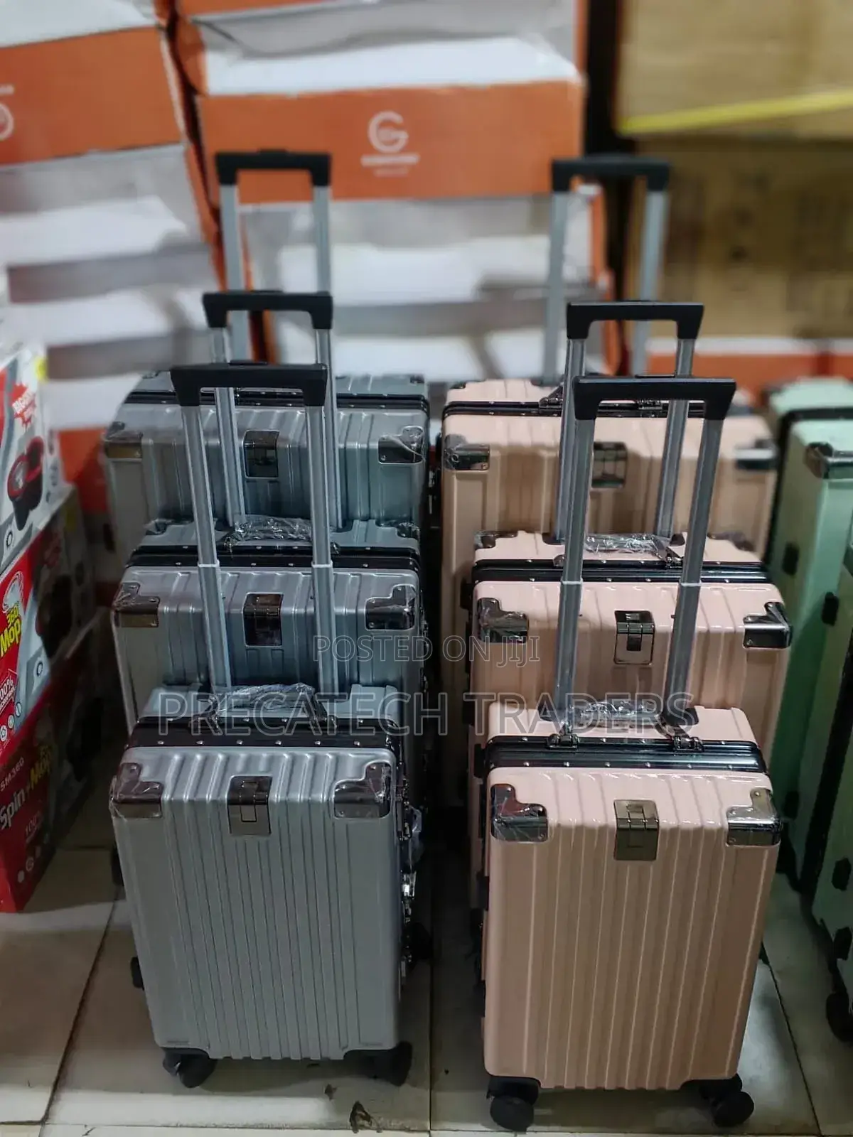 3-Piece Rolling Suitcase Set – Lightweight