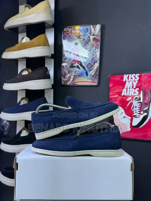 Mens Classic Suede Slip-on Loafers