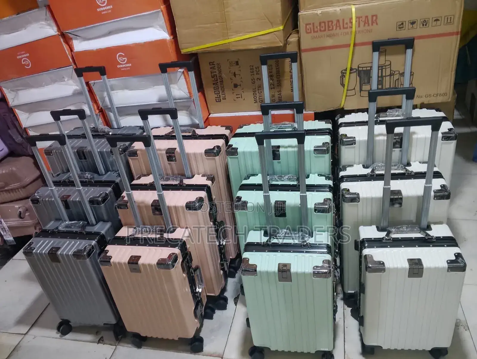 3-Piece Abs Travel Luggage Set – Strong Stylish