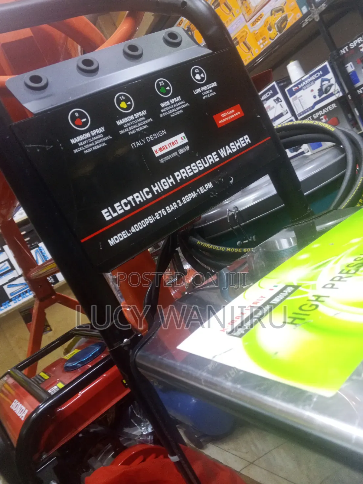 100% Copper K-Max Italy High Pressure Washer