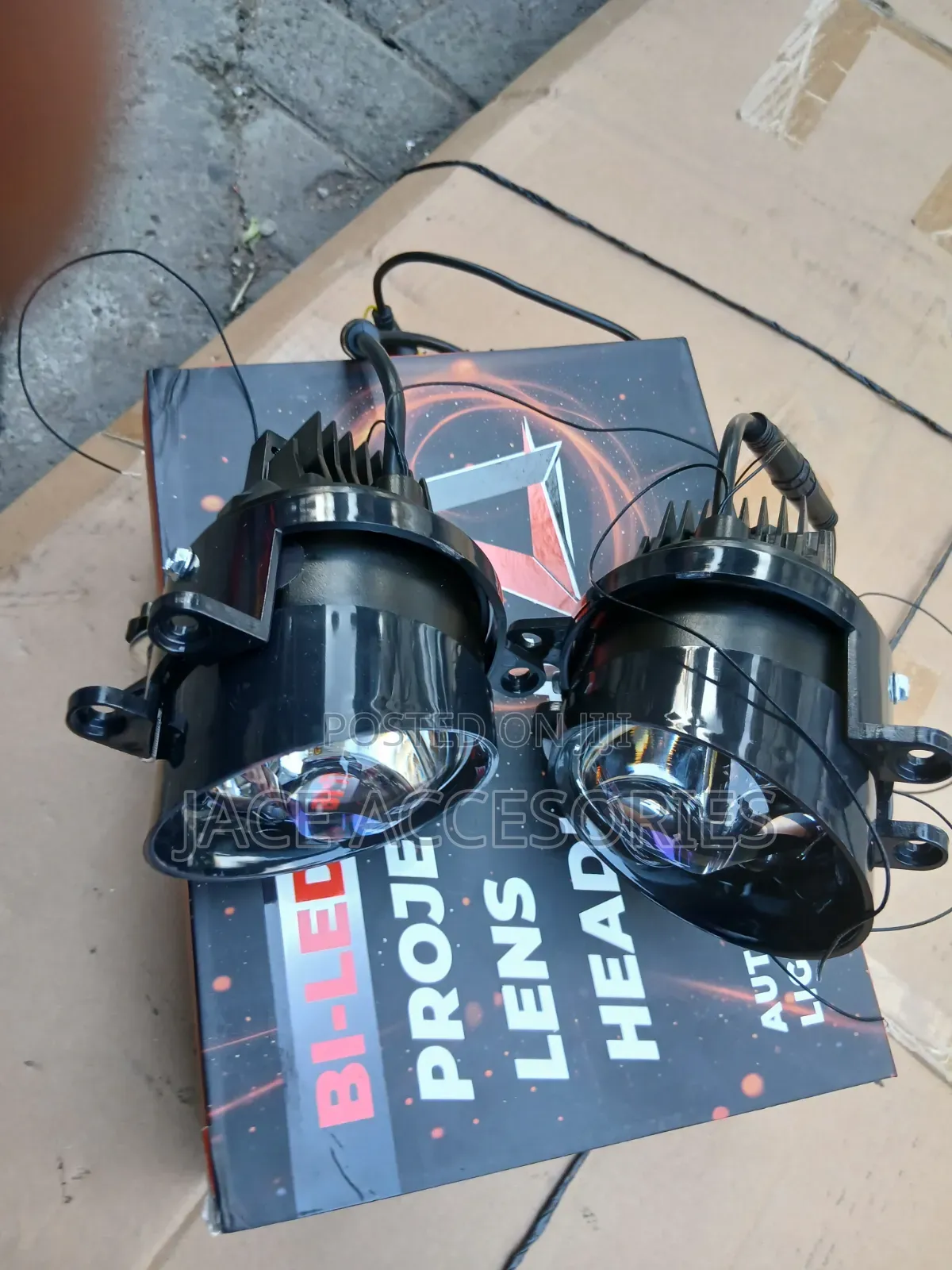 Dual Laser Premium Car Fog Lights 3 Inch 3 Color