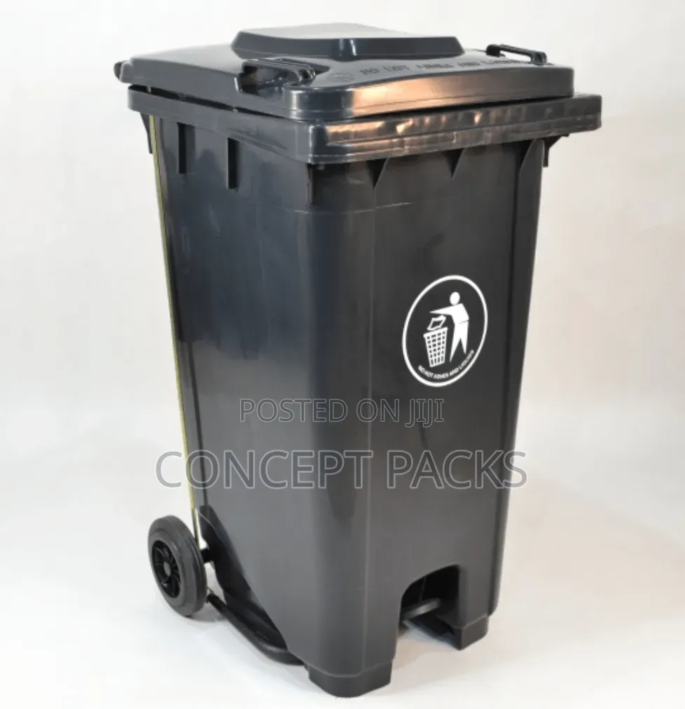 Trash Bin 240 LTR
With Pedal and Wheels.
