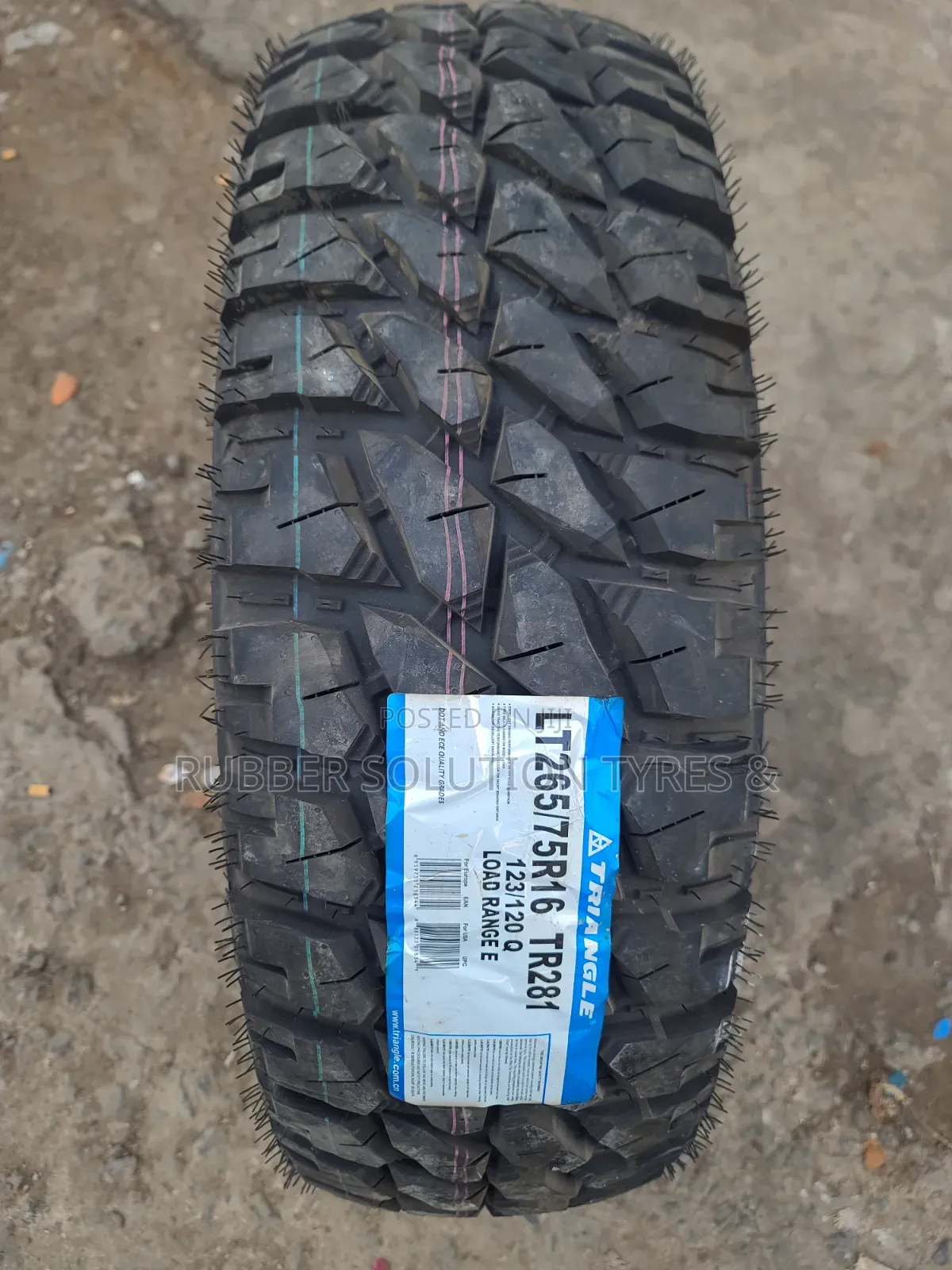 Lt 265 /75 R16 Triangle Tyres Grip X M/T Mud-Terrain