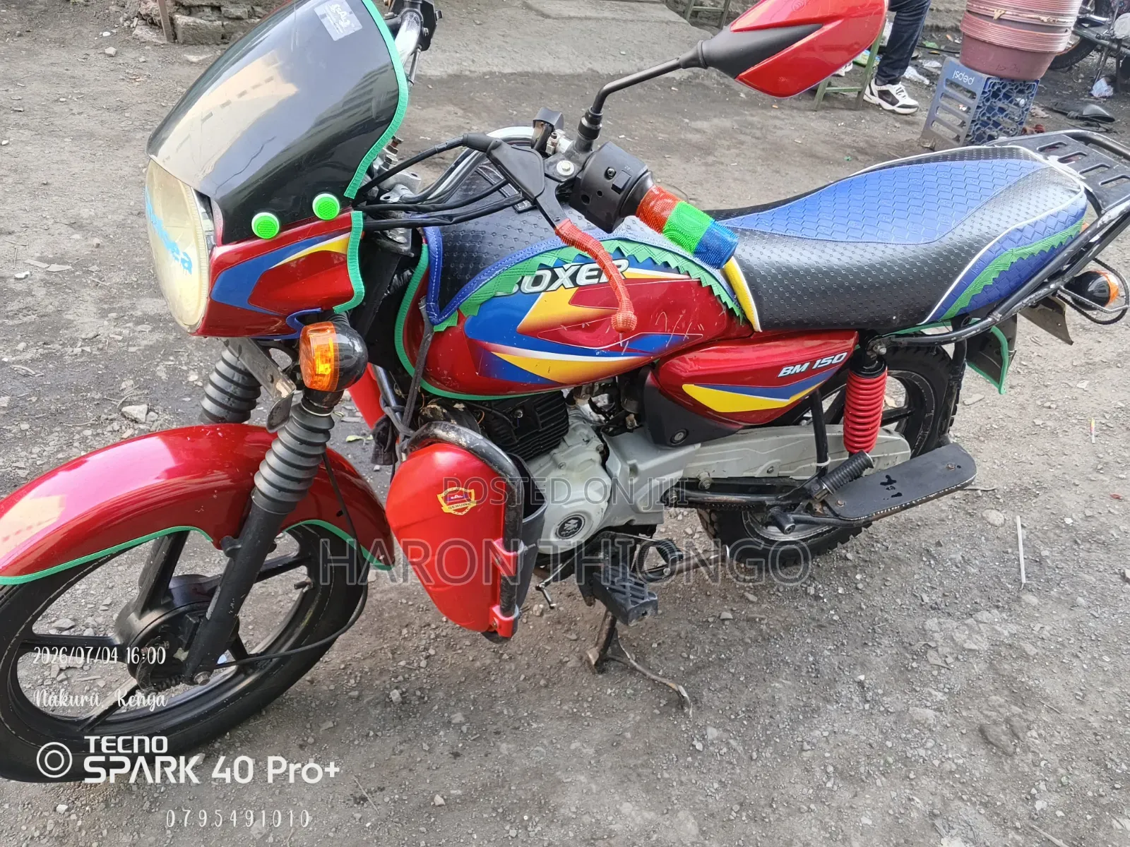 Bajaj Boxer 150 UG 2026 Red