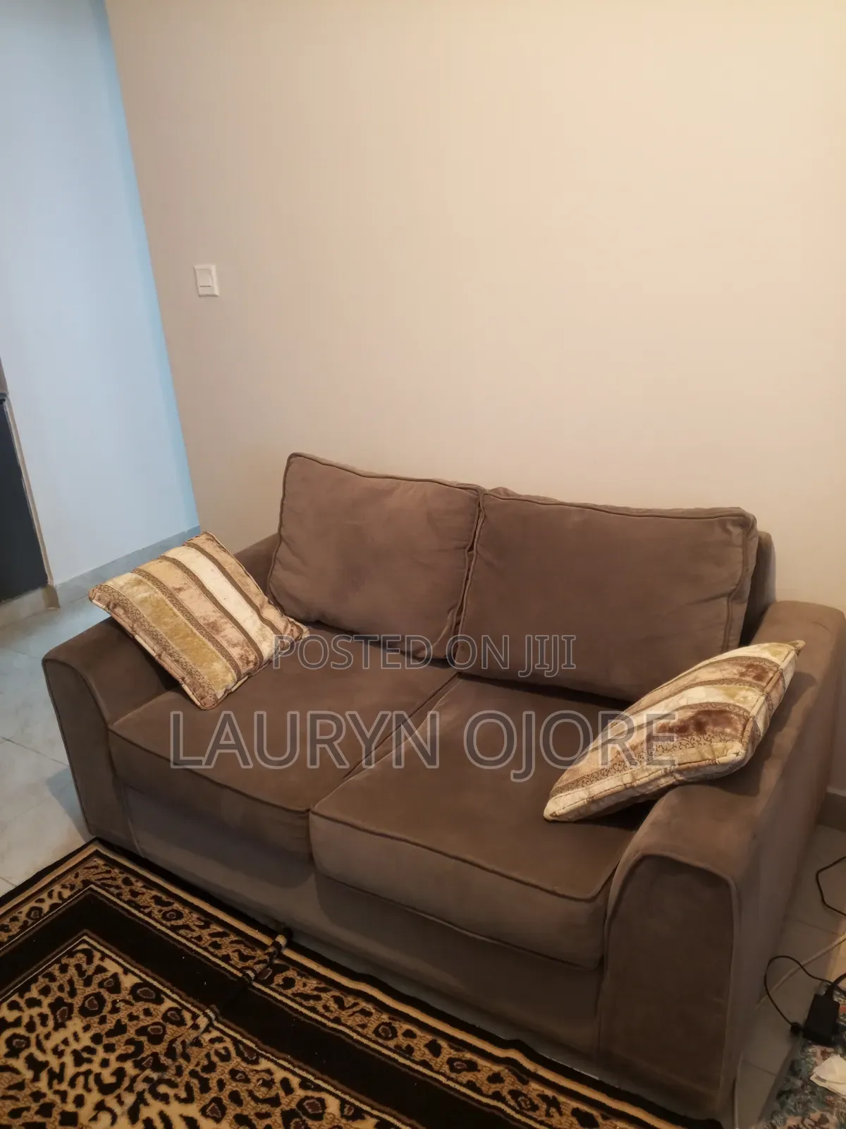 2-Seater Fabric Sofa - Good Condition