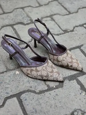 MLG Pointed-Toe Slingback Kitten Heel Size 37-42