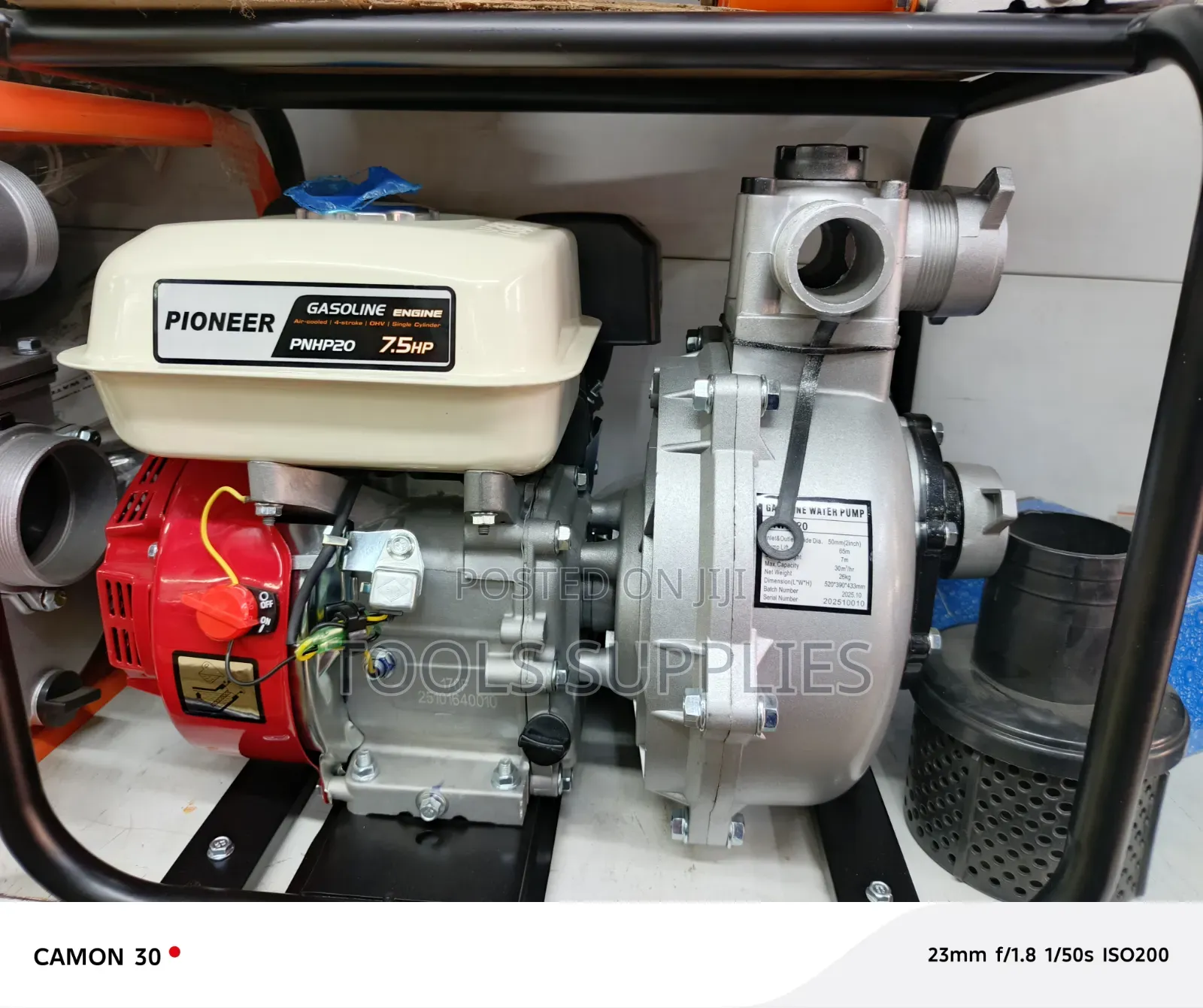 Pioneer Gasoline Water Pump 2"