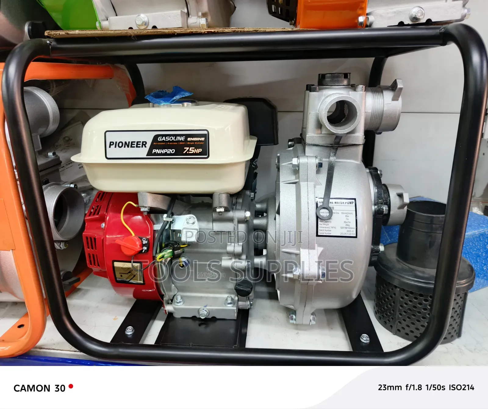 Pioneer Gasoline Water Pump 2"