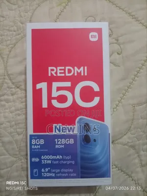 Xiaomi Redmi 15C 4G 128 GB Black