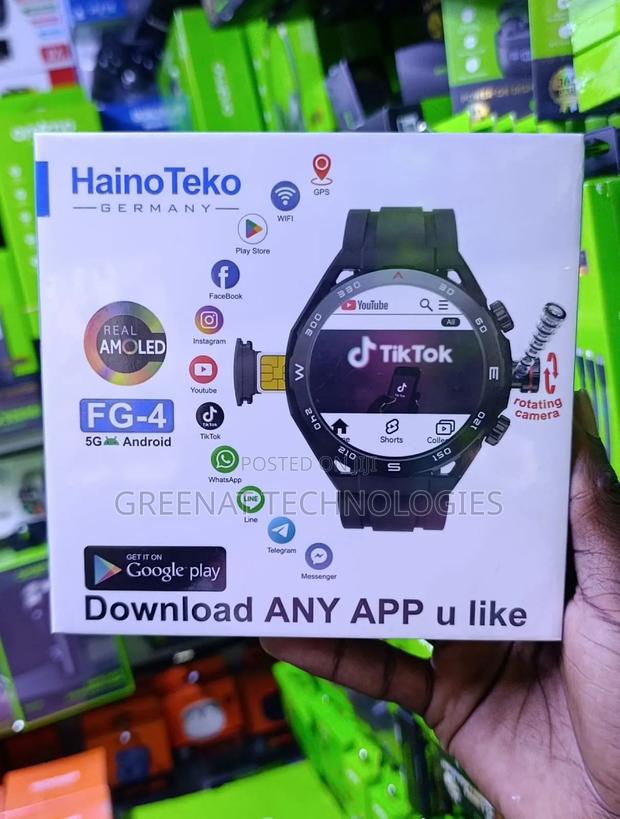 Hainoteko Fg-4 5g Android Smartwatch - thumbnail 2