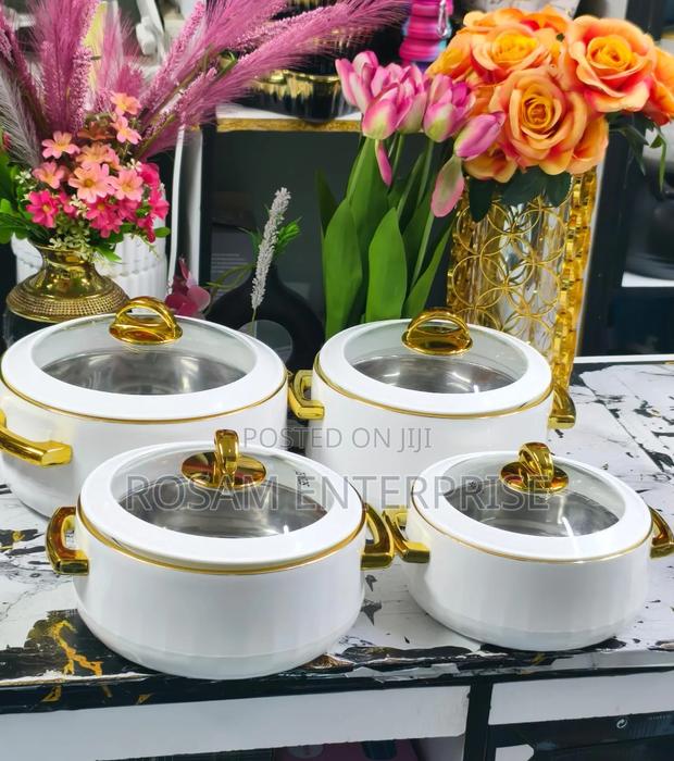 4pcs Classic Insulated Hotpot