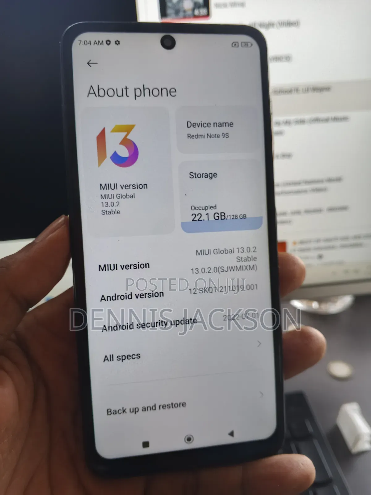 Xiaomi Redmi Note 9S 128 GB Blue