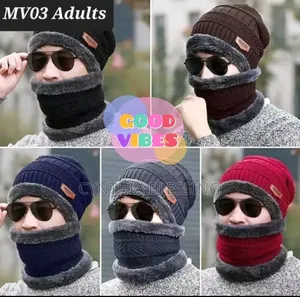 Warm Hats With Scarf