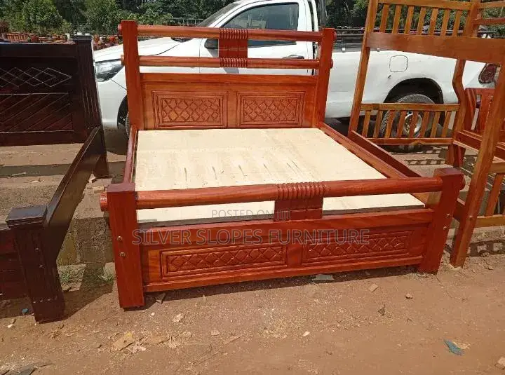 6by6 Solid Mahogany Bed