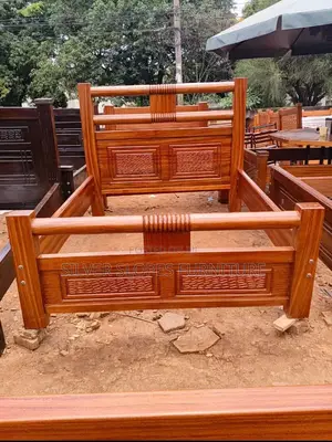 6by6 Solid Mahogany Bed