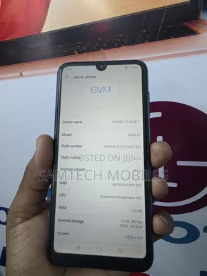 Huawei Y7 2019 32 GB Blue