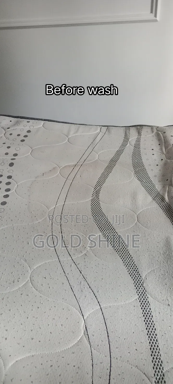 Before and After Cleaning of Mattress