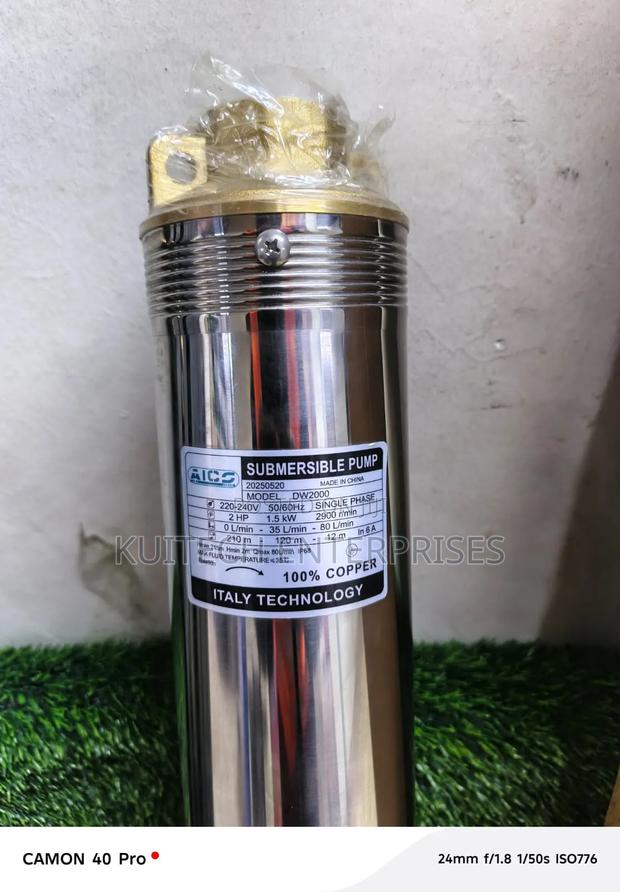 Aico 2hp Submersible Pump/ Electric Submersible Pump 210m - thumbnail 2