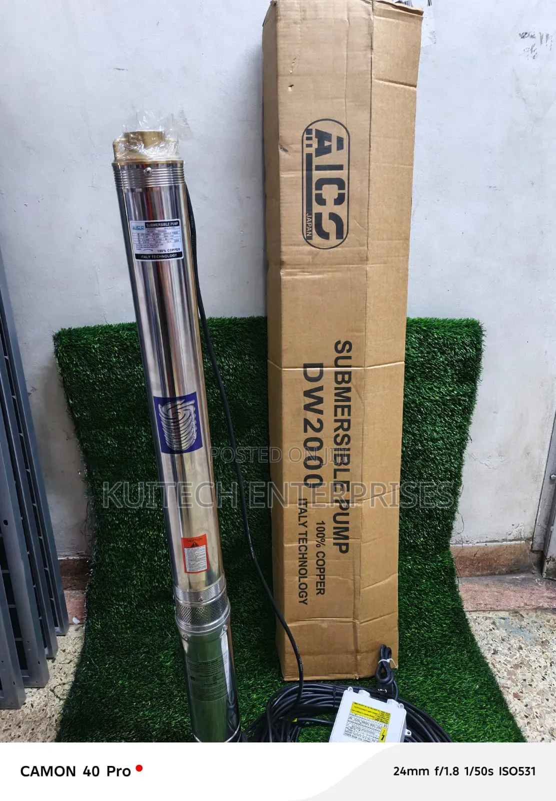 210m Electric Submersible Pump/ Aico 2hp Deep Well Submersible Pump