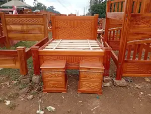 5by6 Solid Mahogany Bed