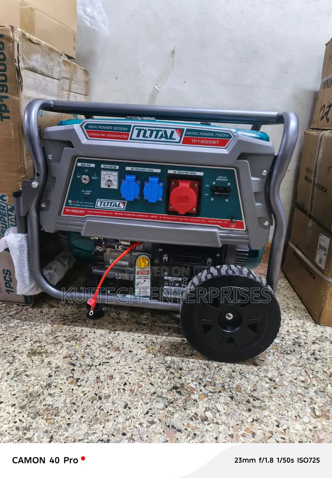 Total Three Phase Generator/ 9.0kva Industrial Generator 9000w