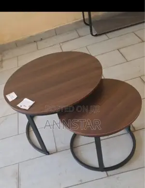 Wooden Nesting Coffee Table Marble Effect (Mdf) at