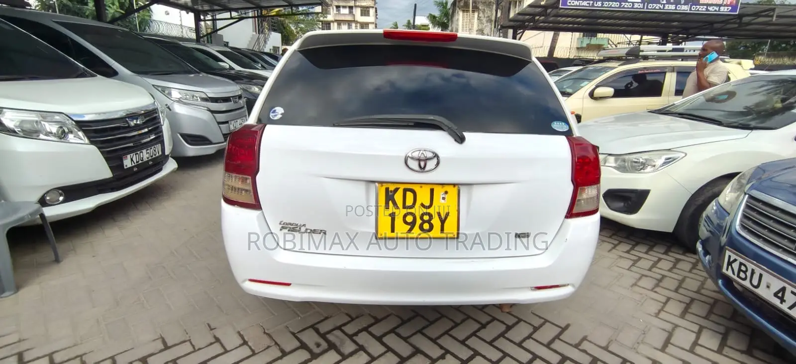 Toyota Corolla Fielder 2015 White