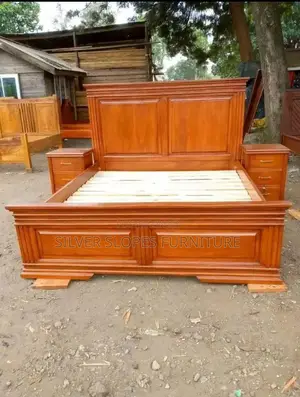 Pure Mahogany King Size Bed(6x6) Royal Design