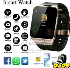 Dz09 Smart Watch With Bluetooth, Sim Card Slot and Memory Card Slot