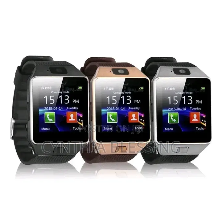 Dz09 Smart Watch With Bluetooth, Sim Card Slot and Memory Card Slot