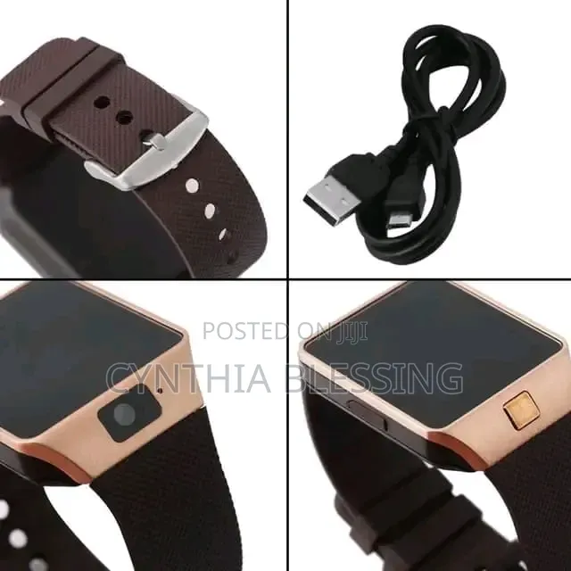 Dz09 Smart Watch With Bluetooth, Sim Card Slot and Memory Card Slot