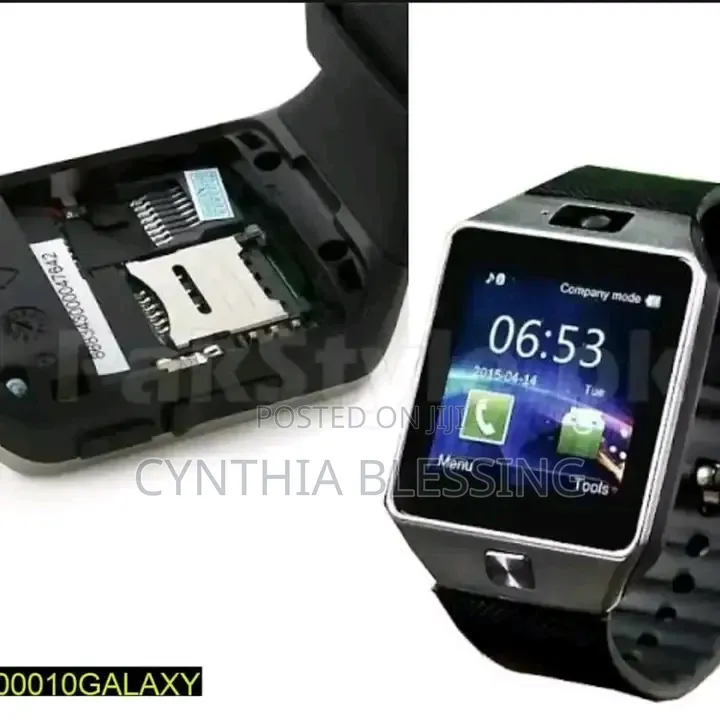 Dz09 Smart Watch With Bluetooth, Sim Card Slot and Memory Card Slot