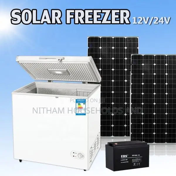 Solar Chest Freezer 158l 12v/24v 75w