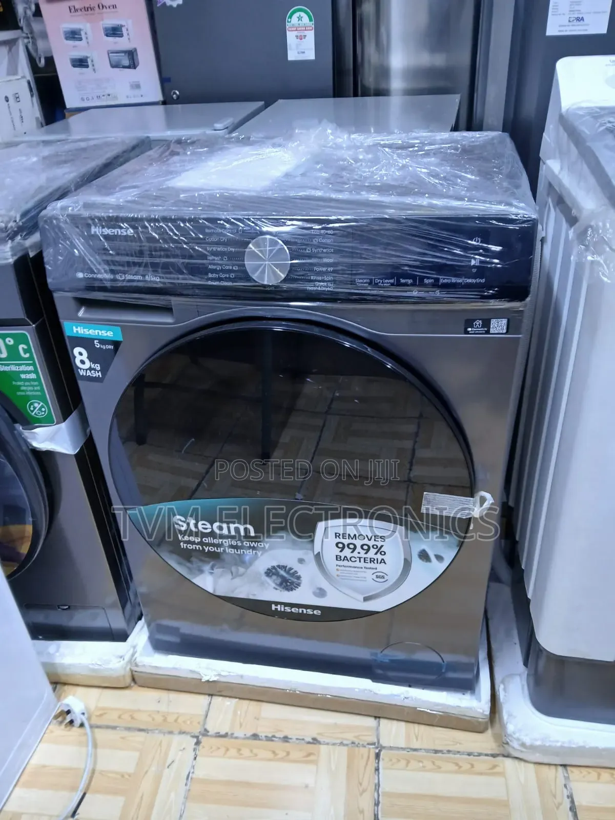 Hisense Washer 8kg Dryer 5kg Wd3q8043bt Front Load Washing Machine