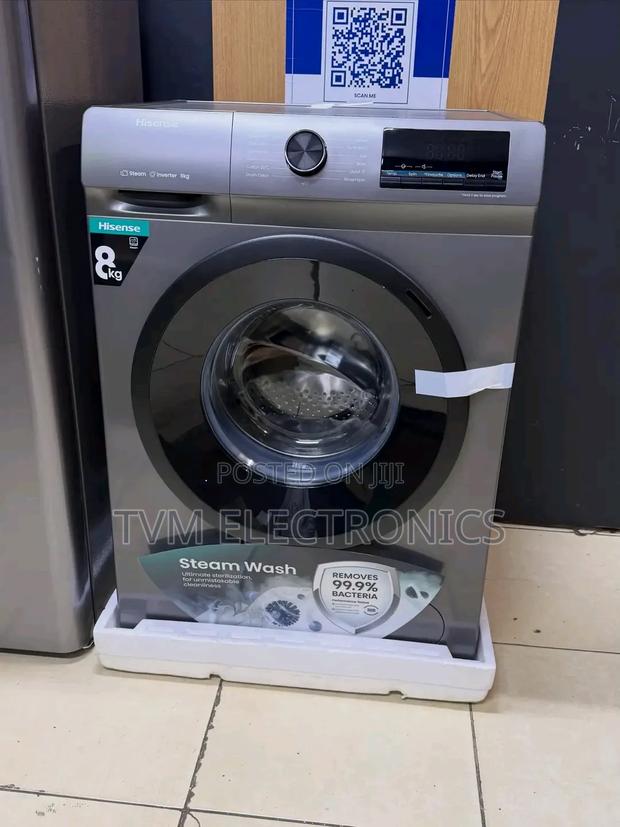 Hisense 8kg Wash and Spin Front Load Washing Machine - thumbnail 2