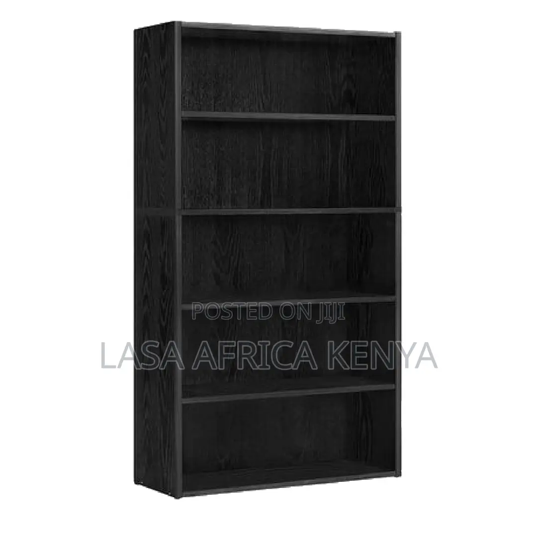 5-Tier Slim Bookcase for Books, Plants Home Storage
