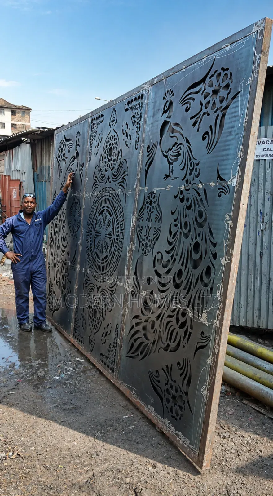 Luxury Laser-Cut Metal Screens Gates