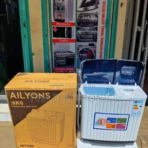 Ailyons 8kg Washing Machine Twin Tub Wash and Spin