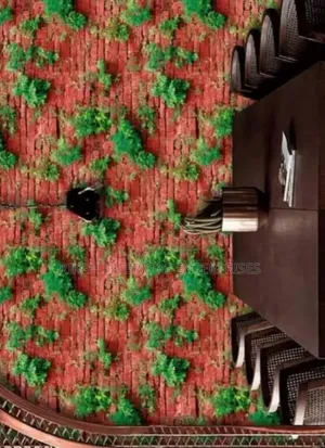 Bricks Wallpapers and Flower Wallpapers Environmental Friendly Justin