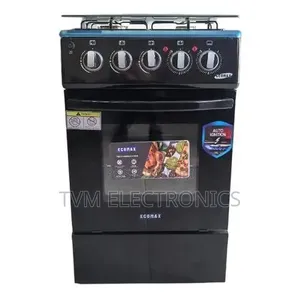 Ecomax Cooker 4 Gas Electric Oven 50 by 55 Jet Burners Rotisserie