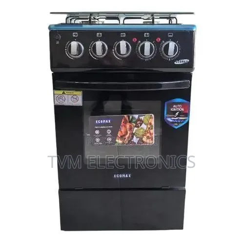Ecomax Cooker 4 Gas Electric Oven 50 by 55 Jet Burners Rotisserie