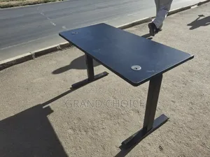 Black Electric Adjustable Height Table