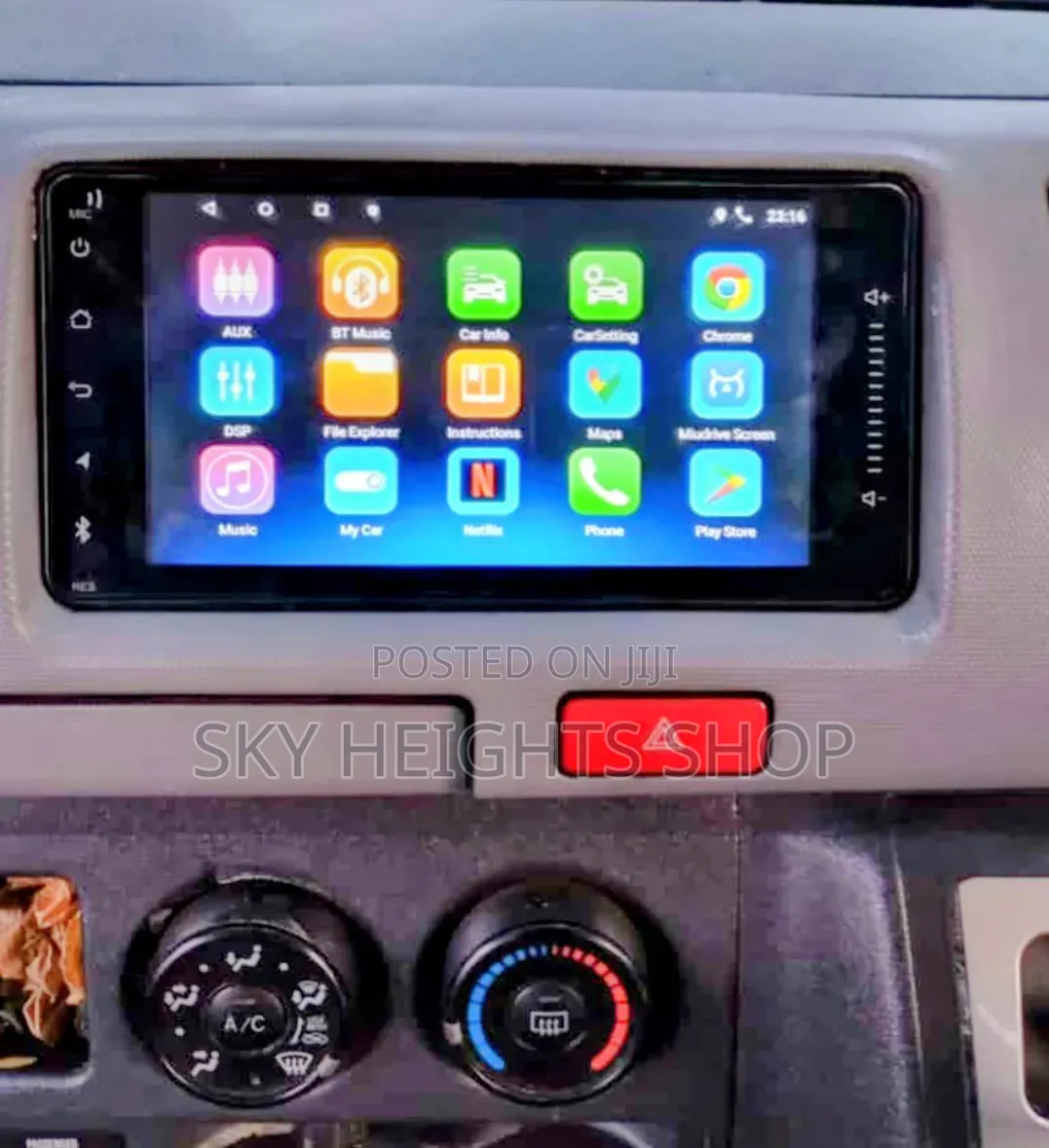 Fitting Car Android 8" 4gb+64gb Touchscreen Radio, Free Reverse Camera