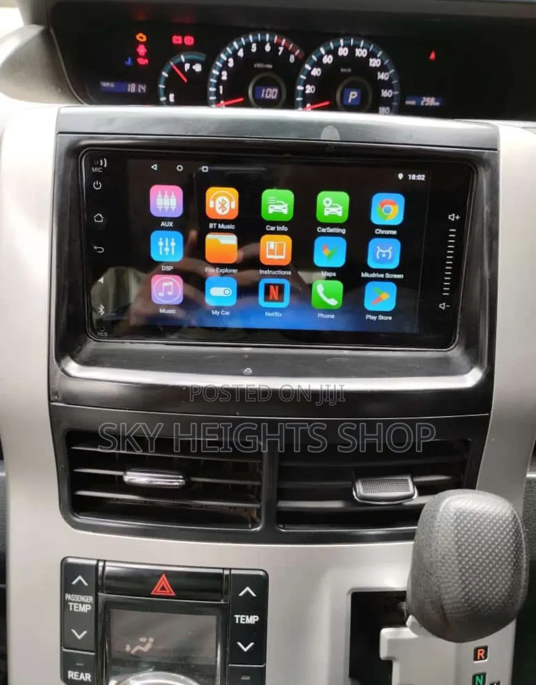 Fitting Car Android 8" 4gb+64gb Touchscreen Radio, Free Reverse Camera