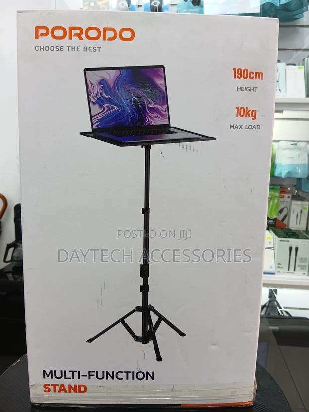 Porodo Multi-Function Stand for Projector Laptop 360 Tray Rotation. - thumbnail 2