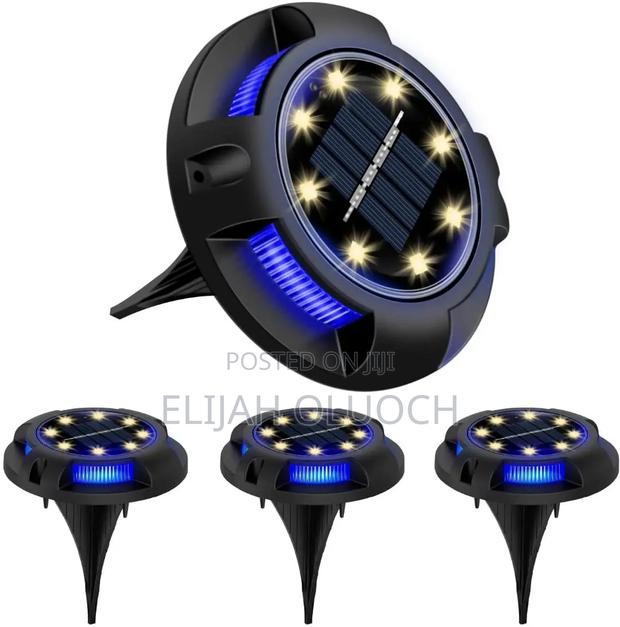 *4pcs Led Solar Garden Desk Ground Lights