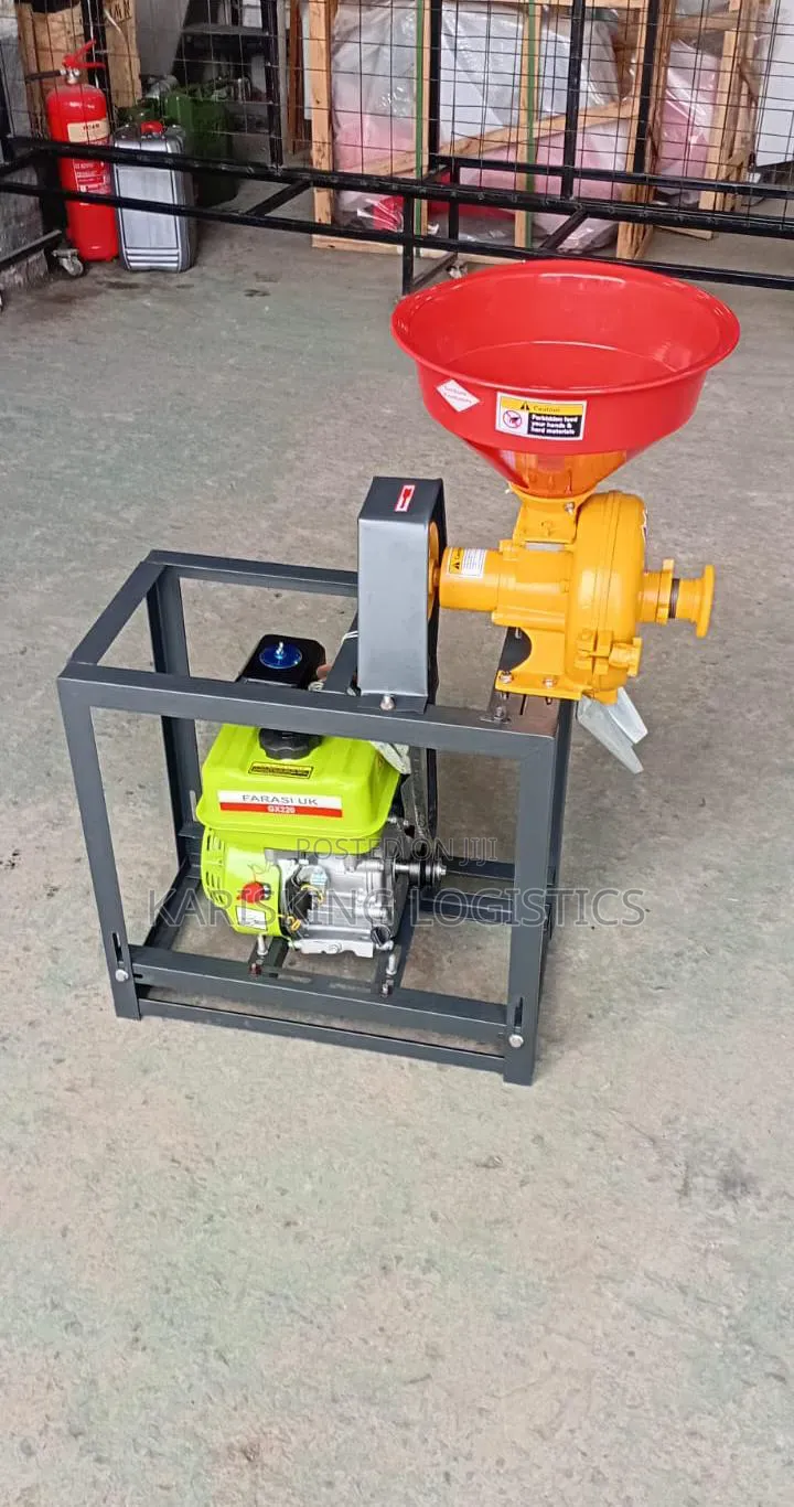 Grain Milling Machine With 7.5hp Engine Generator