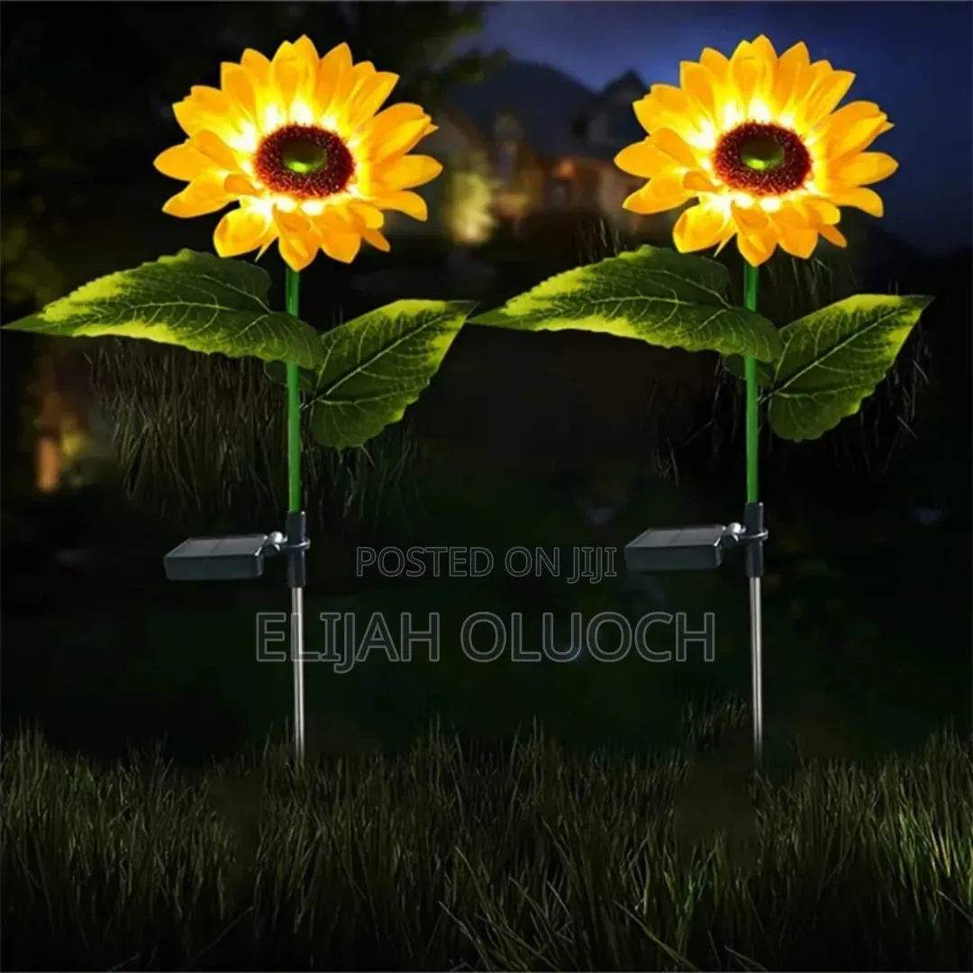 *2 Pack Sunflower Solar Powered Lights