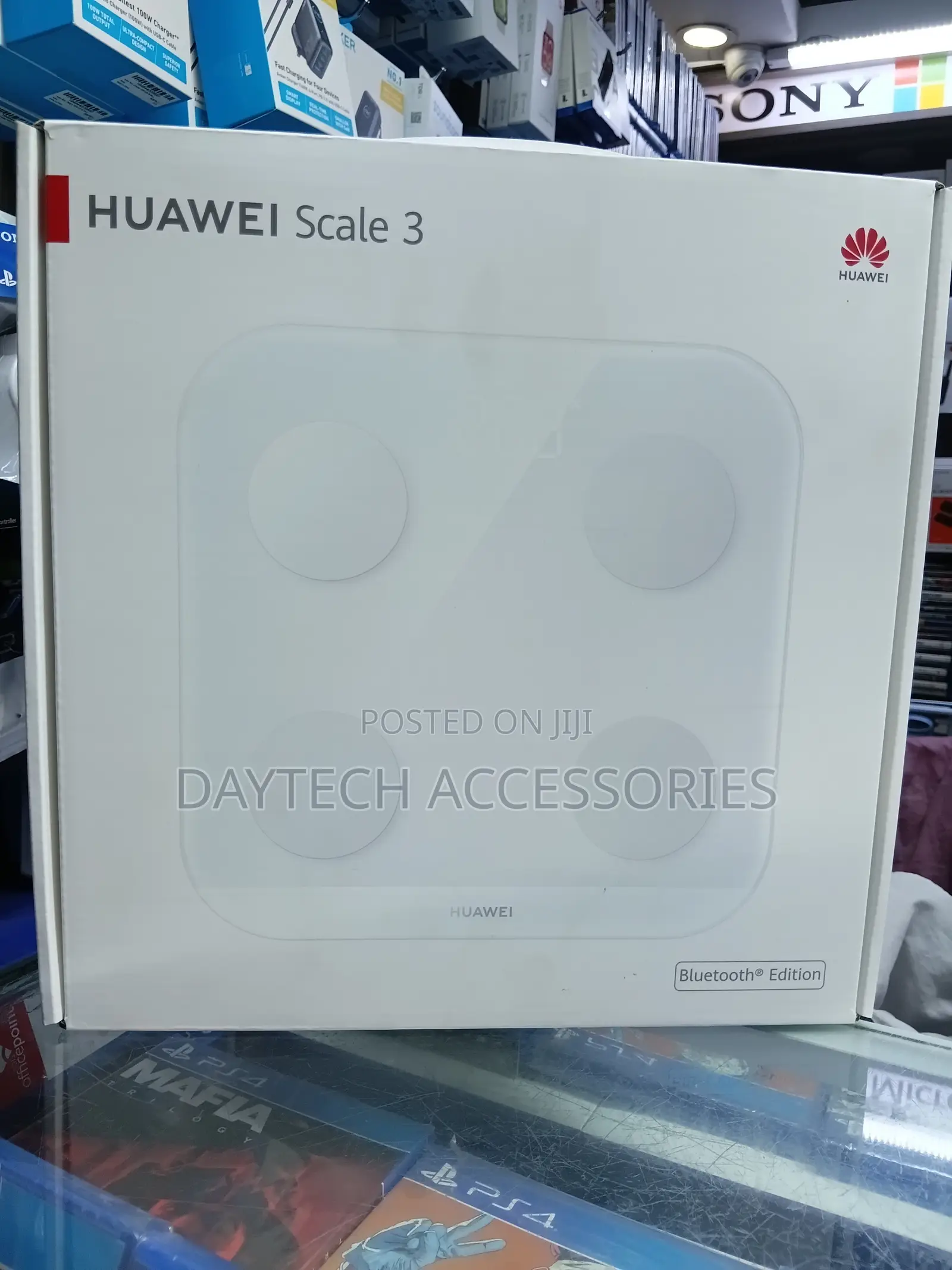 Huawei Scale 3 Smart Body Weight Scale, White(Dby-b19)